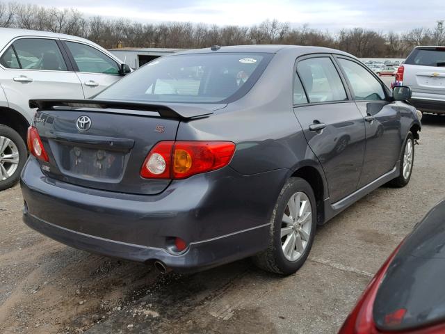 2T1BU4EE4AC450623 - 2010 TOYOTA COROLLA BA GRAY photo 4