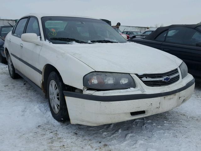 2G1WF52E439218847 - 2003 CHEVROLET IMPALA WHITE photo 1