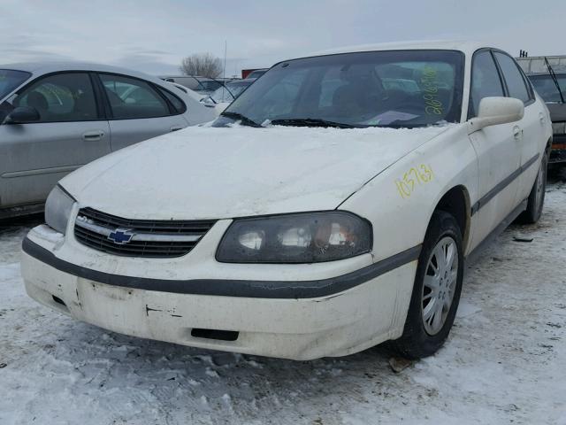 2G1WF52E439218847 - 2003 CHEVROLET IMPALA WHITE photo 2