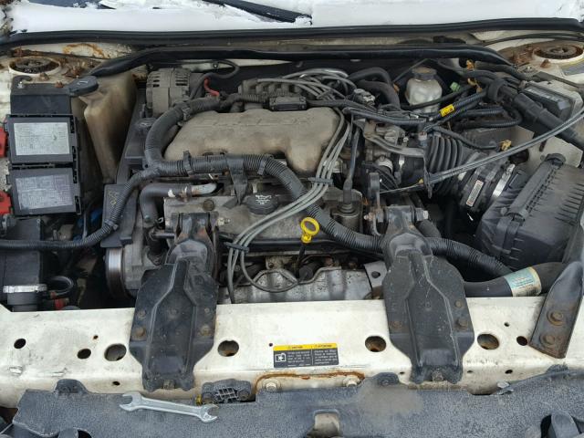 2G1WF52E439218847 - 2003 CHEVROLET IMPALA WHITE photo 7