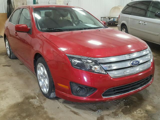 3FAHP0HA6BR278891 - 2011 FORD FUSION SE RED photo 1