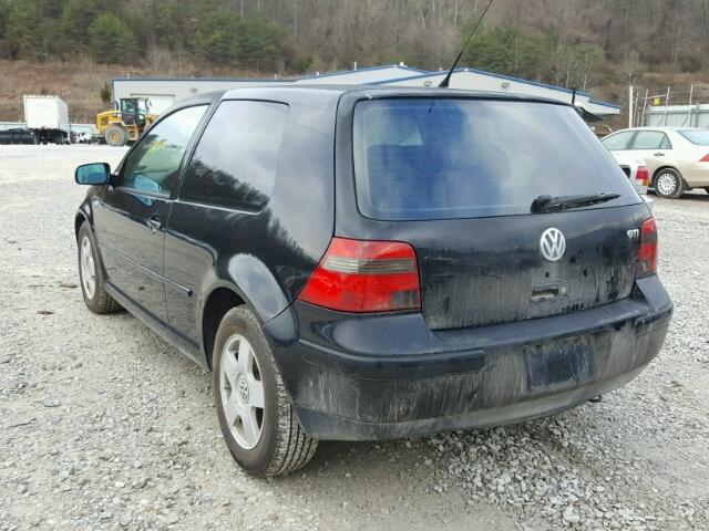 9BWDD21J214012952 - 2001 VOLKSWAGEN GTI GLS BLACK photo 3