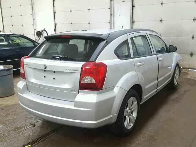 1B3CB4HA0AD641656 - 2010 DODGE CALIBER SX SILVER photo 4