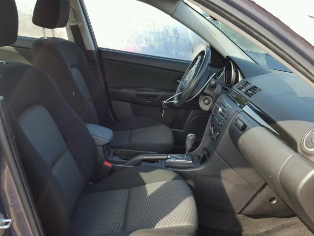 JM1BK32F781148836 - 2008 MAZDA 3 I GRAY photo 5