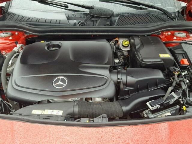 WDDSJ4EB2FN170434 - 2015 MERCEDES-BENZ CLA 250 RED photo 7