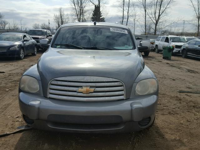 3GNDA23D67S540147 - 2007 CHEVROLET HHR LT GRAY photo 9