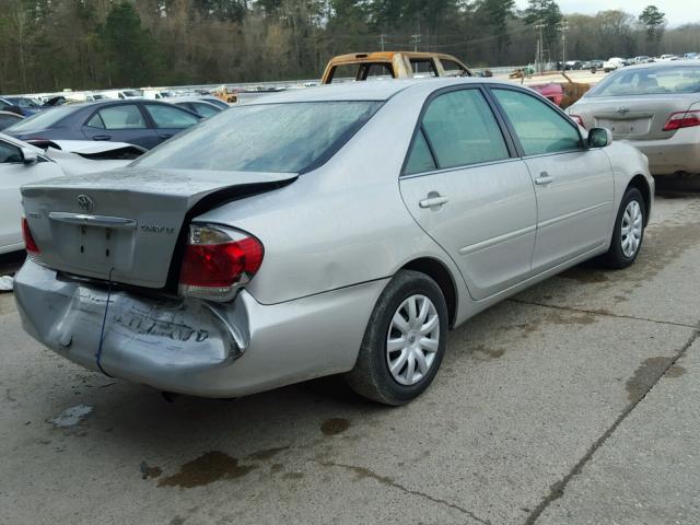4T1BE32K36U746935 - 2006 TOYOTA CAMRY LE SILVER photo 4