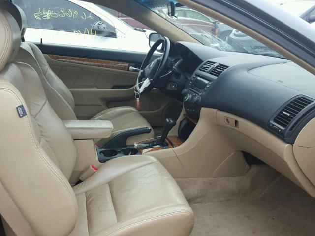 1HGCM82694A011940 - 2004 HONDA ACCORD EX BLUE photo 5