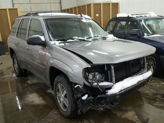 1GNDT13SX72184901 - 2007 CHEVROLET TRAILBLAZE SILVER photo 1