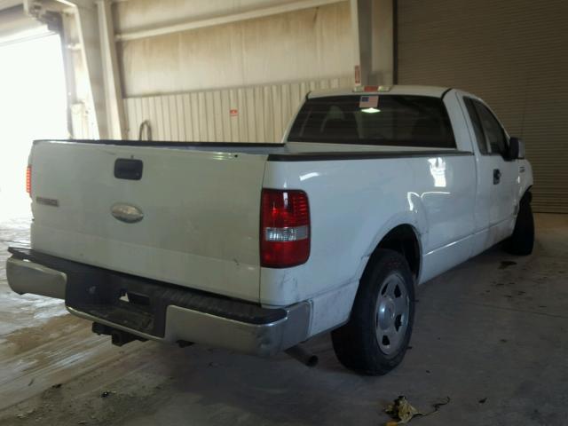 1FTRF12W77KD41603 - 2007 FORD F150 WHITE photo 4