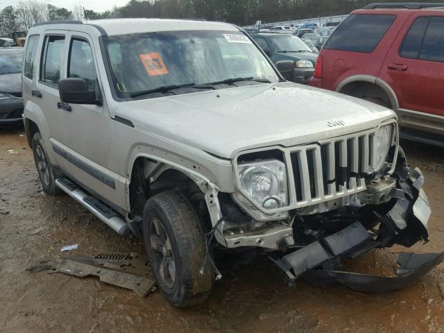 1J8GP28K09W505325 - 2009 JEEP LIBERTY SP SILVER photo 1