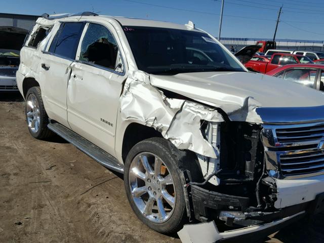 1GNSKCKC2FR646227 - 2015 CHEVROLET TAHOE K150 WHITE photo 9