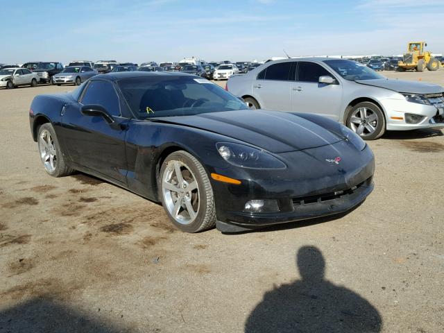 1G1YY26W585107619 - 2008 CHEVROLET CORVETTE BLACK photo 1