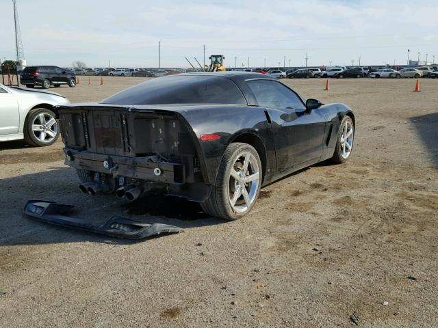 1G1YY26W585107619 - 2008 CHEVROLET CORVETTE BLACK photo 4