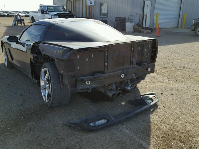 1G1YY26W585107619 - 2008 CHEVROLET CORVETTE BLACK photo 9