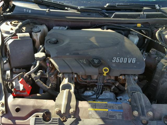 2G1WT58K479178832 - 2007 CHEVROLET IMPALA LT MAROON photo 7