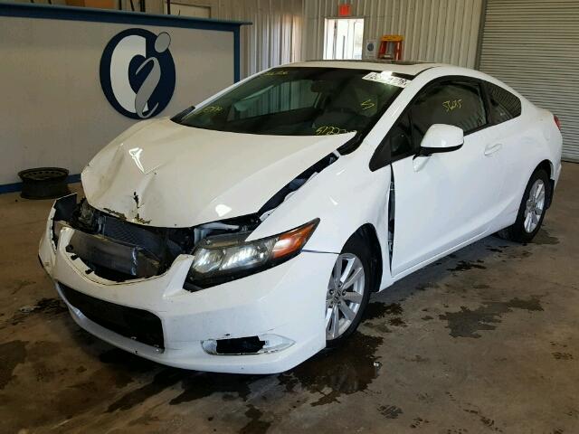 2HGFG3B86CH512230 - 2012 HONDA CIVIC EX WHITE photo 2