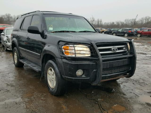 5TDBT48A52S112605 - 2002 TOYOTA SEQUOIA LI BLACK photo 1