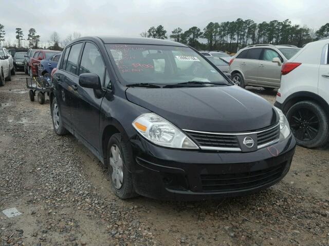 3N1BC13E88L370949 - 2008 NISSAN VERSA S BLACK photo 1