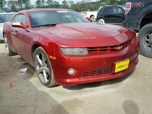 2G1FA1E35E9219929 - 2014 CHEVROLET CAMARO LS RED photo 1