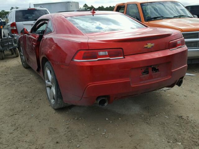 2G1FA1E35E9219929 - 2014 CHEVROLET CAMARO LS RED photo 3