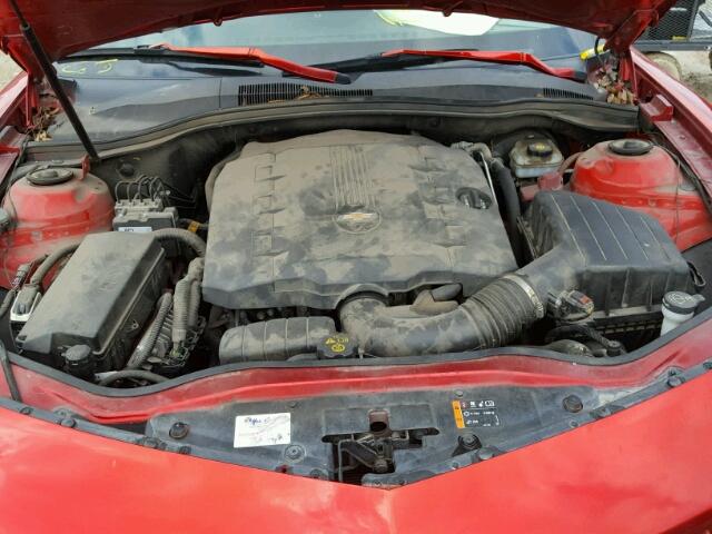 2G1FA1E35E9219929 - 2014 CHEVROLET CAMARO LS RED photo 7