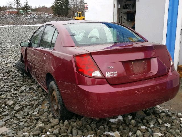 1G8AJ55F06Z165928 - 2006 SATURN ION LEVEL BURGUNDY photo 3
