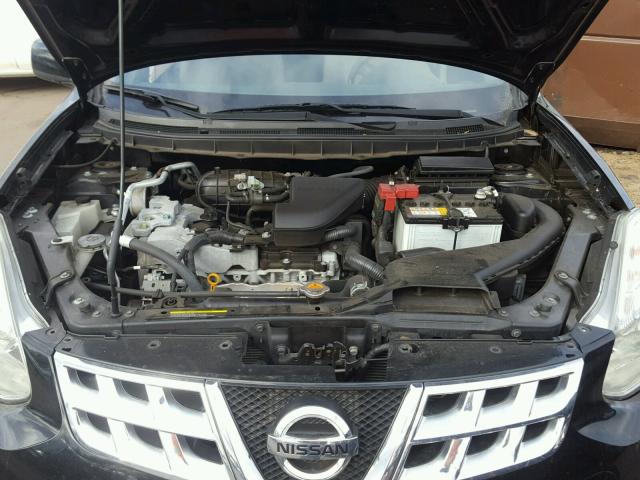 JN8AS5MV8DW620488 - 2013 NISSAN ROGUE S BLACK photo 7