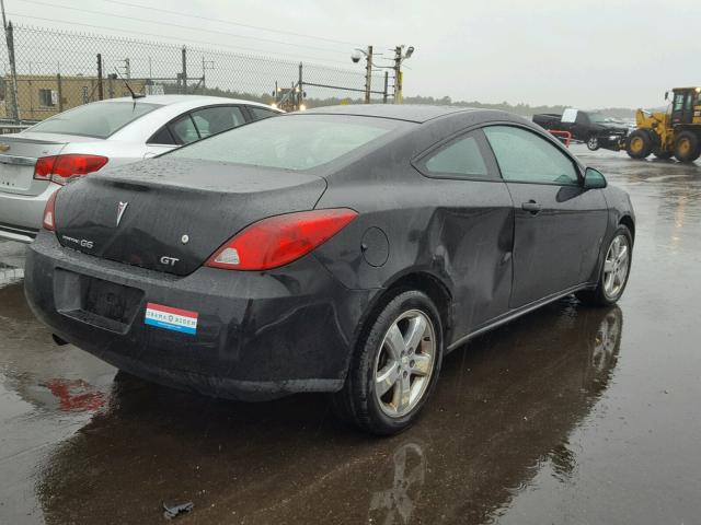 1G2ZH18N174258069 - 2007 PONTIAC G6 GT BLACK photo 4