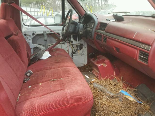 1FTEF15N7SNA83995 - 1995 FORD F150 WHITE photo 5