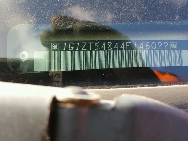 1G1ZT54844F146022 - 2004 CHEVROLET MALIBU LS 金色 照片 10