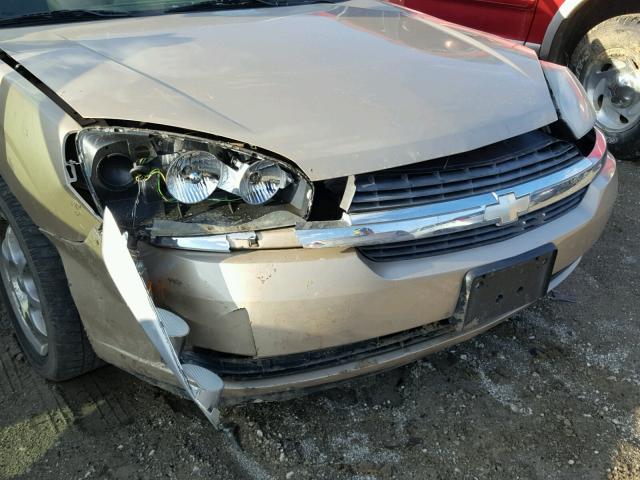 1G1ZT54844F146022 - 2004 CHEVROLET MALIBU LS 金色 照片 9
