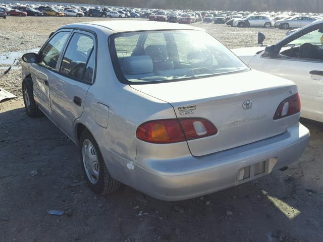 2T1BR12E4YC346602 - 2000 TOYOTA COROLLA VE SILVER photo 3