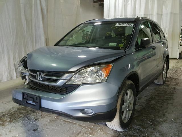 5J6RE4H48BL106733 - 2011 HONDA CR-V SE BLUE photo 2