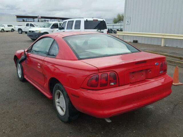 1FALP4042TF226261 - 1996 FORD MUSTANG RED photo 3