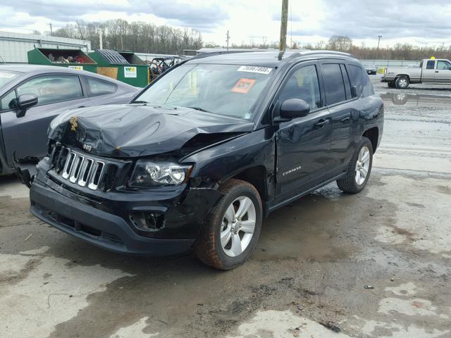 1C4NJCBB6FD296811 - 2015 JEEP COMPASS SP BLACK photo 2