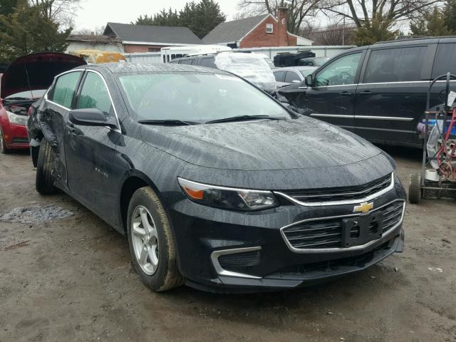 1G1ZB5ST7HF291264 - 2017 CHEVROLET MALIBU LS BLACK photo 1