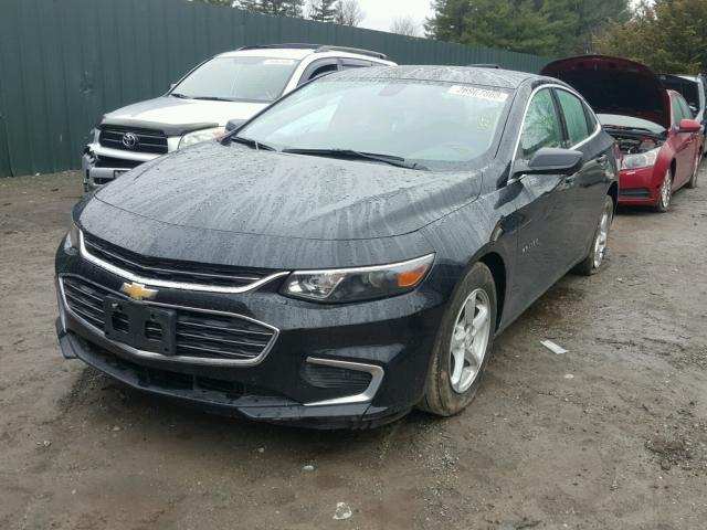 1G1ZB5ST7HF291264 - 2017 CHEVROLET MALIBU LS BLACK photo 2