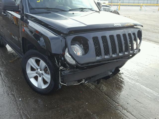 1C4NJRBB1CD564422 - 2012 JEEP PATRIOT SP BLACK photo 9