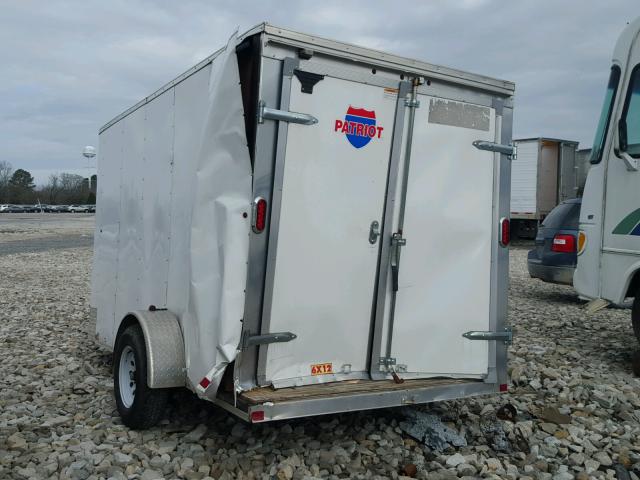 4YMCL1214FT027321 - 2015 UTILITY TRAILER WHITE photo 3