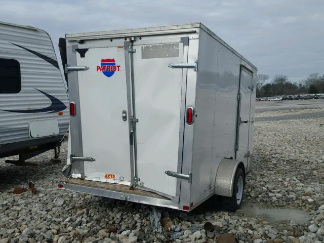 4YMCL1214FT027321 - 2015 UTILITY TRAILER WHITE photo 4