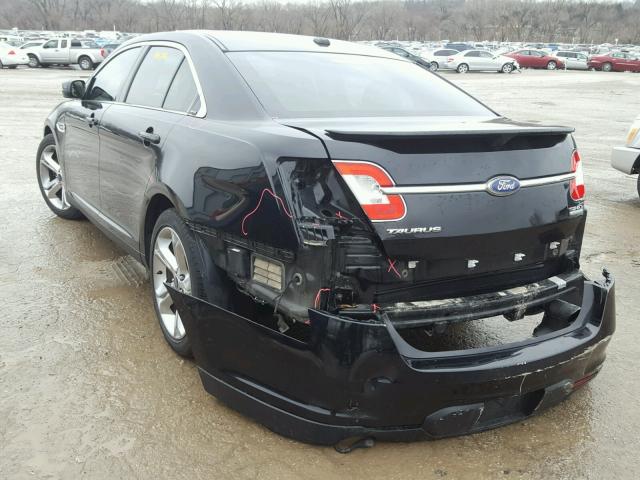 1FAHP2KT5CG139091 - 2012 FORD TAURUS SHO BLACK photo 3