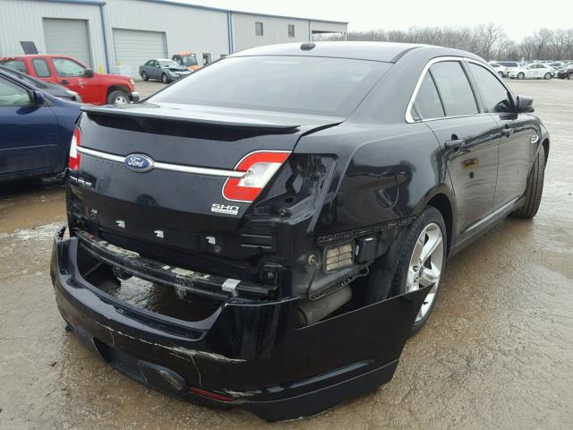 1FAHP2KT5CG139091 - 2012 FORD TAURUS SHO BLACK photo 4