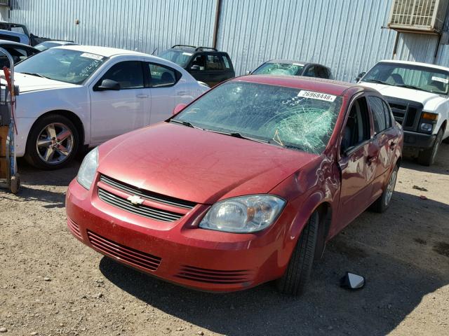 1G1AD5F5XA7211362 - 2010 CHEVROLET COBALT 1LT RED photo 2