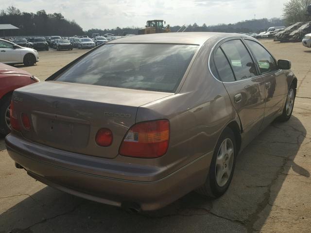 JT8BD68SXW0042947 - 1998 LEXUS GS 300 TAN photo 4