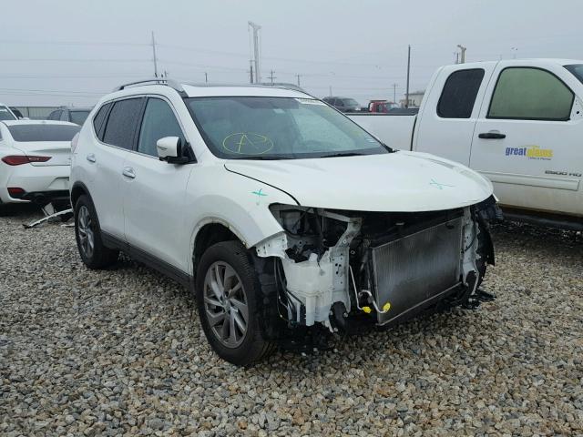 5N1AT2MT8EC863030 - 2014 NISSAN ROGUE S WHITE photo 1