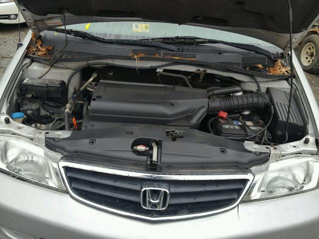 2HKRL18652H562723 - 2002 HONDA ODYSSEY EX SILVER photo 7