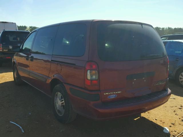 1GNDX03E54D102694 - 2004 CHEVROLET VENTURE RED photo 3