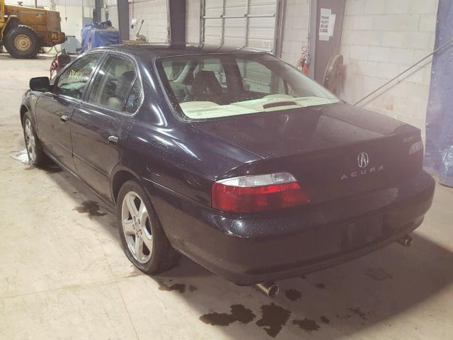 19UUA56992A003690 - 2002 ACURA 3.2TL TYPE BLACK photo 3