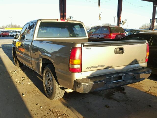 2GCEC19V721299771 - 2002 CHEVROLET SILVERADO TAN photo 3